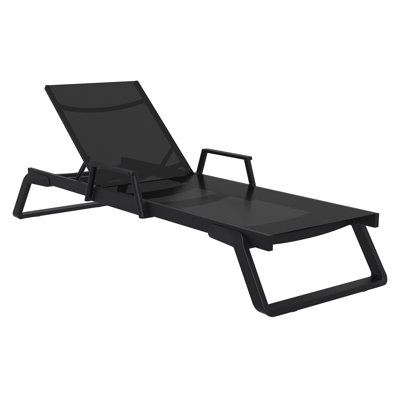 Genelda 28" Patio Chaise Lounge