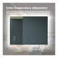 Miroir de salle de bain pour salle de bain avec lumière intense, intensité variable, contrôle de l'interrupteur mural, antibuée, IRC 90 réglable 3000K-4500K-6000K, IP54 imperméable à l'eau, vertical et horizontal-1379630559