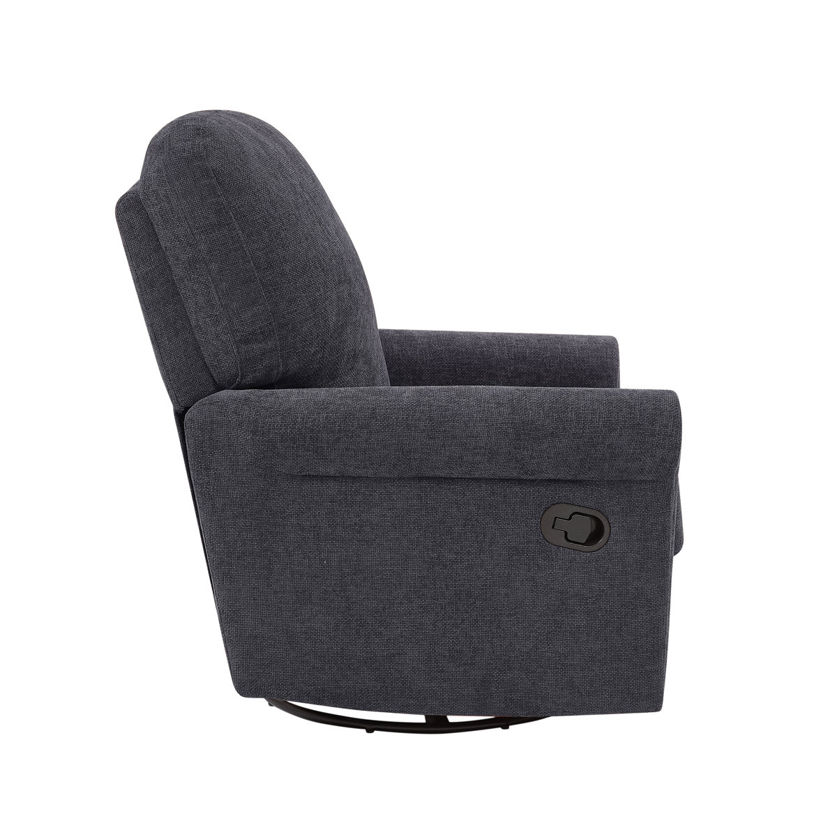 Red Barrel Studio® Kimberlly Upholstered Swivel Rocker Manual Recliner ...