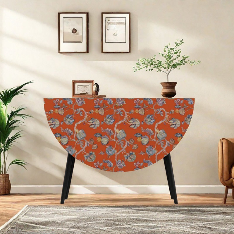 Buffet semi-circulaire 49 "à deux portes