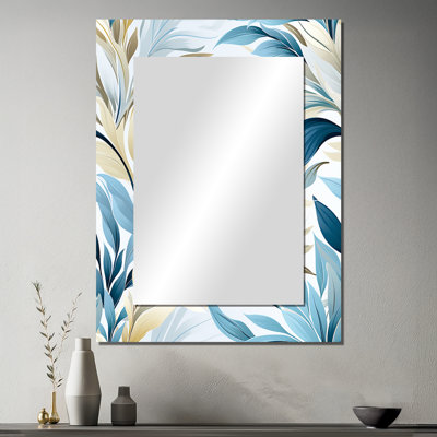 Coastal Neutrals Tropical Pattern - Tropical Mirror Wall Decor