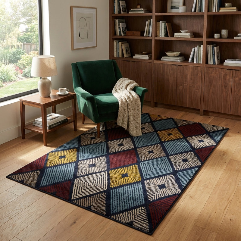 Konya Botkins Rug, Rectangle 4'1" x 6'1"