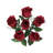 Artificial Rose Bud Flower Bush-451851766