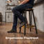 Counter Stool with Metal Frame