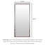 Miroir pleine longueur moderne en acier inoxydable-118157956