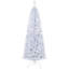  Grand sapin de Noël artificiel non éclairé avec branches réalistes et base en acier-1019832755