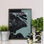 Shanghai City Map - No Frame Print-1203123689