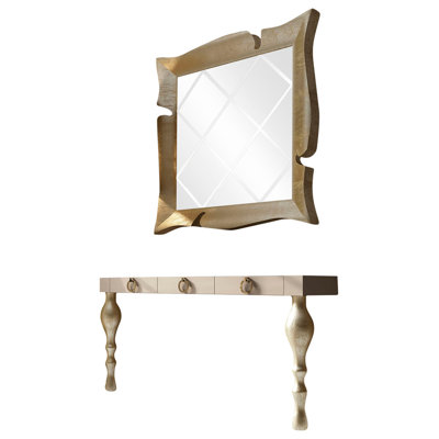Ensemble de console et de Miroir Saphire