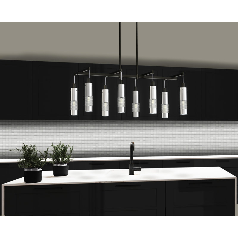 8 - Light Black Kitchen Island Pendant