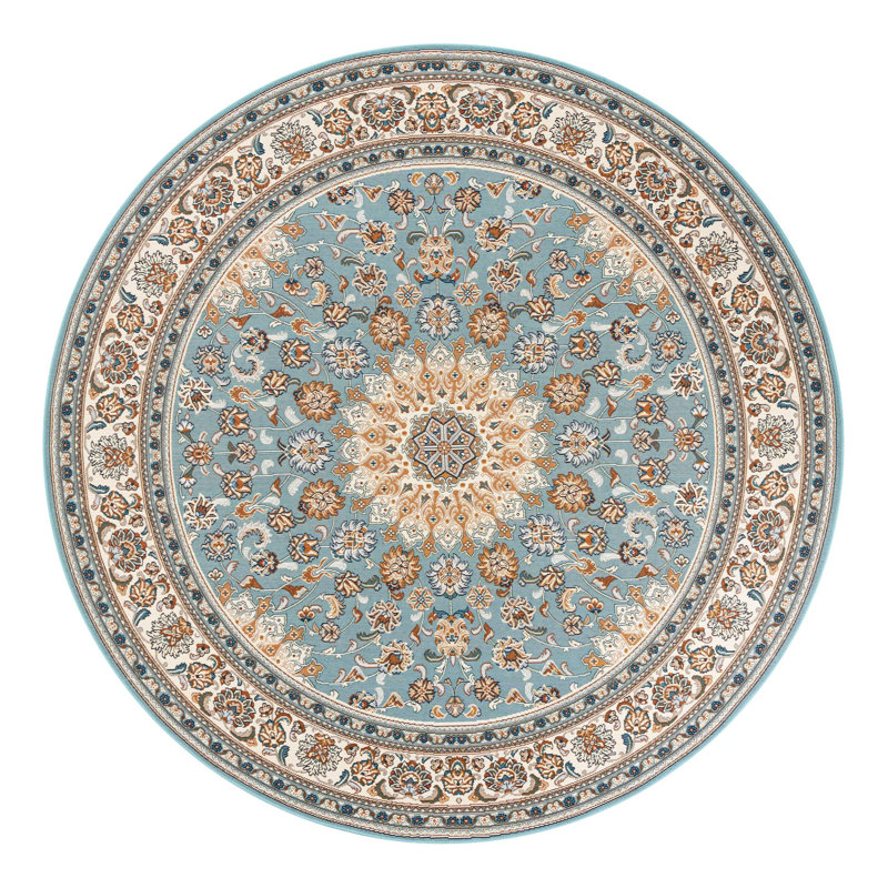 Tapis d'extérieur traditionnel, Rond 7 pi 10 po