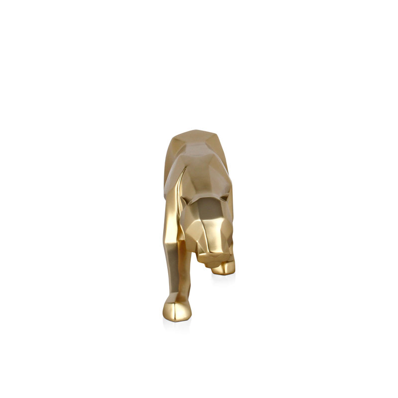 Aajaylah Animals Figurines & Sculptures, Gold
