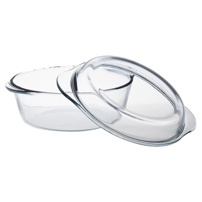 Urbn-Living Casserole 2.1L Glass Round