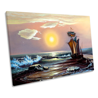 Sail Boat Yacht Fine Art - Wrapped Canvas Art Prints