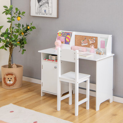 Labbe Kids Rectangular Play Table and Chair Set