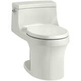 San Souci™ 1.28 GPF Water Efficient Round One-Piece toilet (Seat Included)