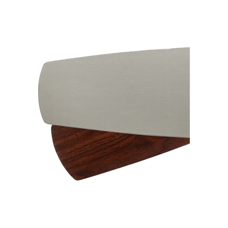 Apex 56" Blade, Satin Nickel / Walnut