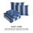 Juicy Couture Denim Stripe Reversible Duvet Cover & Shams Bedding Sets-91483515