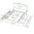 Queen Size Velvet Upholstered Platform Bed with 2 Drawers and Twin XL Trundle-1875080612