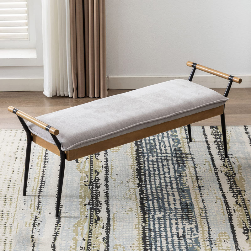 Banc de rangement Zanaya, Gris