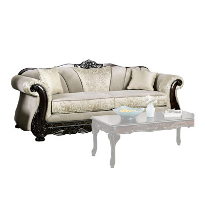 Bediya 93" Chenille Rolled Arm Sofa