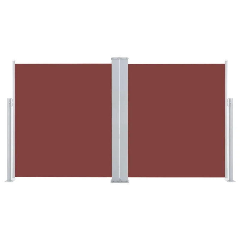 Dakota Fields 6cm W x 0cm D Fabric Brown Cover Motorised Retractable Side Awning
