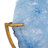Decorative Marbled Agate Slice Accent on Metal Stand-220681498