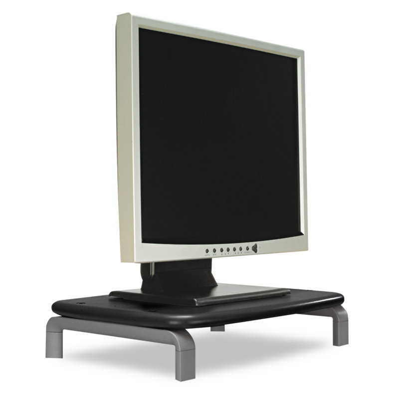 SmartFit Black and Gray Adjustable Monitor Stand for 21" Screens