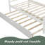 Lit plateforme simple avec lit gigogne-1423625916