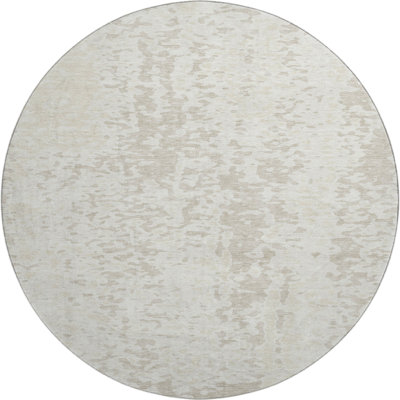 Premium Machine Washable Prisco Ivory Rug