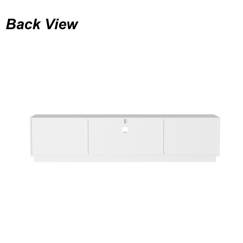 Caelah TV Stand for TVs up to 78" - Premium White