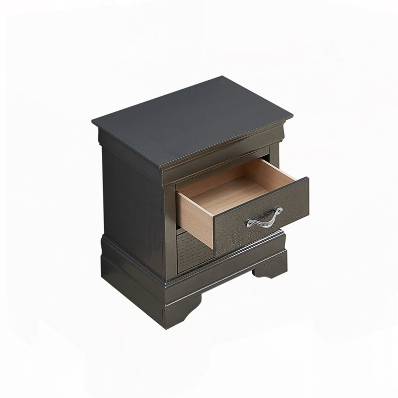 Table de chevet traditionnelle, Noir