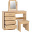 Cascio Dressing Table Set with Mirror-68483411