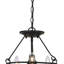 Lustre 4 lumières façon bougie Malena