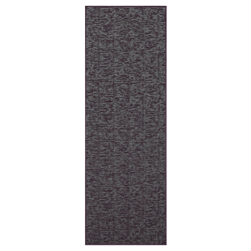 Tapis décoratif Elemental - imprimé géométrique mauve délavé, Tapis de couloir 2 pi x 16 pi