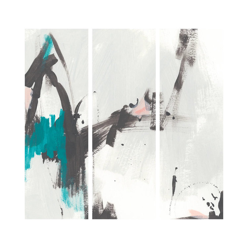 Extant I - ensemble d'art mural sur toile tendue (ensemble de 3)