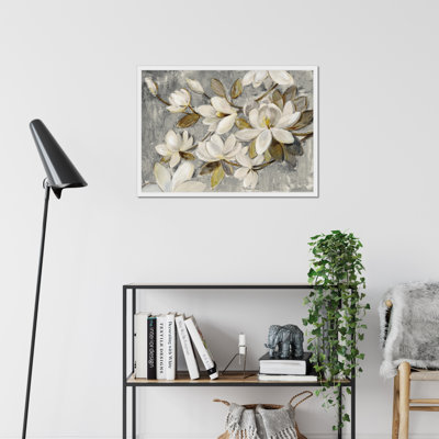 Magnolia Simplicity Neutral Grey 1 Piece Painting