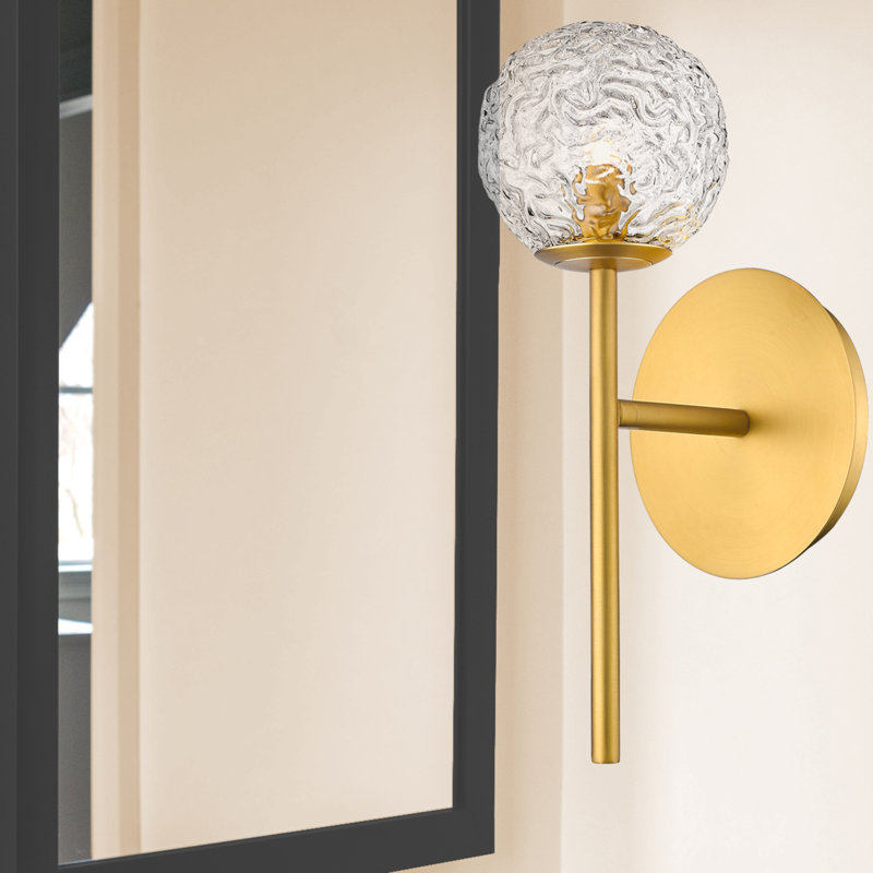 Anthonette - 1 Light 4" Sconce, Brushed Brass