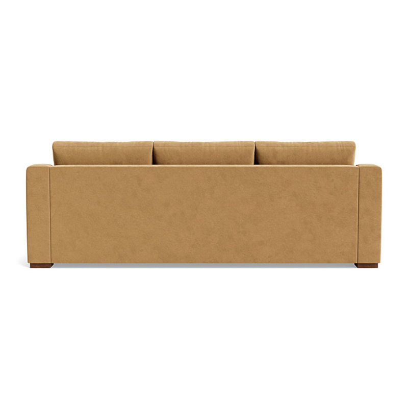 Lucca Sofa (95"), Performance Velvet - Nutmeg