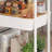 White, Three-Layer Plastic Wheeled Trolley With Convenient Handle; Movable Storage And Organization, Suitable For Use In Offices, Living Rooms, Kitchens, And Other Settings.-1564067825