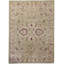 Hand-Knotted High-Quality Ivory and Rust Area Rug