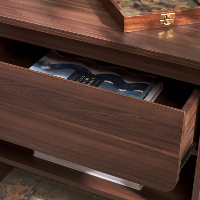 Arsenio 1 Drawer Nightstand, Brown