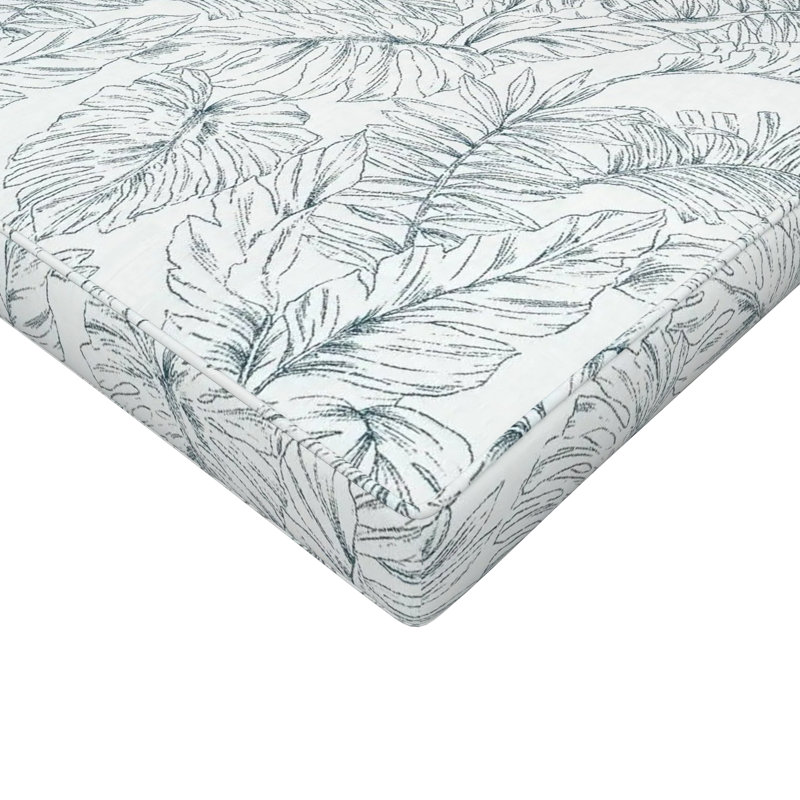 Coussin de chaise d'extérieur avec tissu Sunbrella, 23 po x 75 po, Calm Laurel