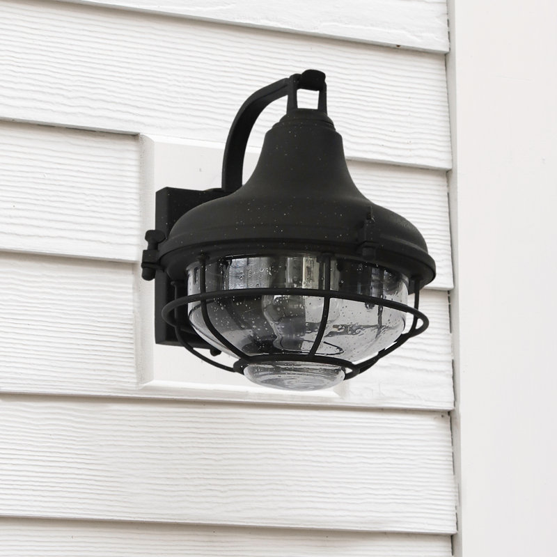 Luminaire de grange d'extérieur à cage H 11,26 po Barrowman, H 9,32 po x l 9,11 po x P 8,74 po