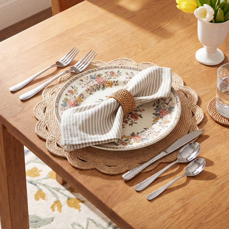 Birch Lane™ Fitz Stainless Steel Flatware, 20-Piece
