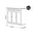 American style home storage shoe cabinet