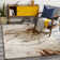 Pypper Abstract Handmade Tufted Area Rug in Rust/Gray