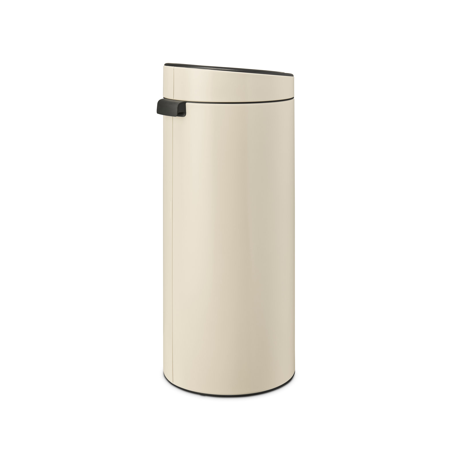 Brabantia 8gal Touch Top Trash Can, Soft Beige