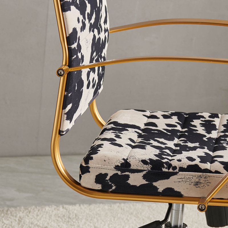 Ramiro Executive Chair, White/Black