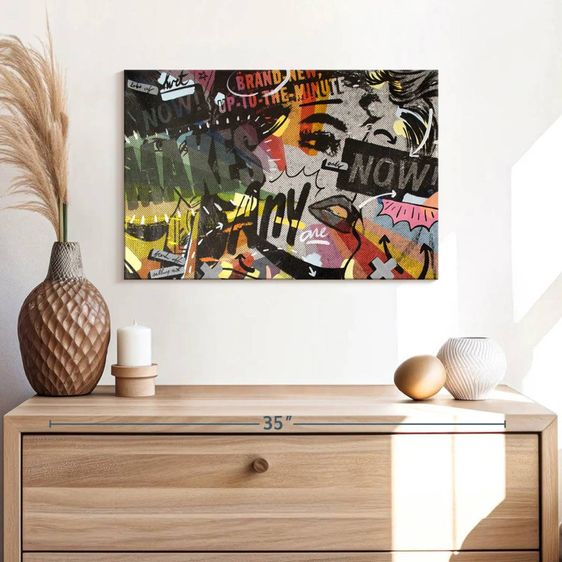 Leisha Anyone Now, 16" H x 24" W