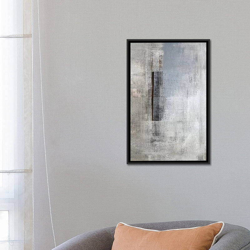 « total loner », impression sur toile, H 26 po x l 18 po x P 1,5 po, Toile avec cadre flottant noir, Pas de tapis